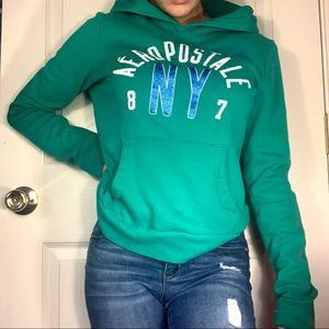green Aeropostale hoodie